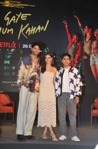 Kho Gaye Hum Kahan Trailer Launch attended by Ananya Panday, Siddhant Chaturvedi, Adarsh Gourav, and others