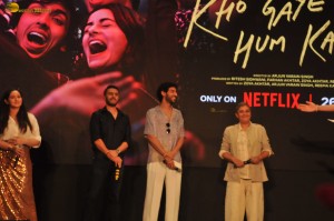 Kho Gaye Hum Kahan Trailer Launch attended by Ananya Panday, Siddhant Chaturvedi, Adarsh Gourav, and others