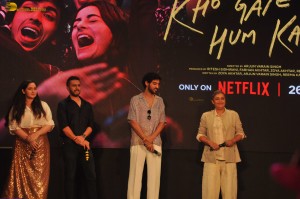 Kho Gaye Hum Kahan Trailer Launch attended by Ananya Panday, Siddhant Chaturvedi, Adarsh Gourav, and others