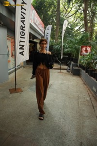 actress Khushi Kapoor leaving gym after workout session