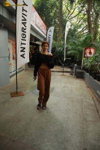 actress Khushi Kapoor leaving gym after workout session