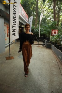 actress Khushi Kapoor leaving gym after workout session