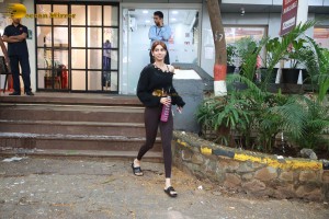 Sridevi's daughter Khushi Kapoor spotted after workout in Mumbai