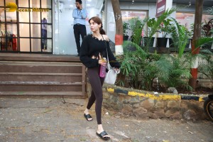 Sridevi's daughter Khushi Kapoor spotted after workout in Mumbai