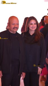 Karan Johar and Kiara Advani at the launch of a new Mercedes model