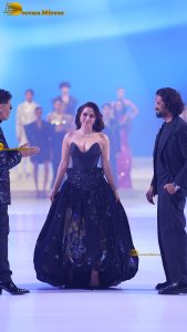Karan Johar and Kiara Advani at the launch of a new Mercedes model