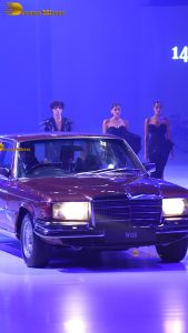 Karan Johar and Kiara Advani at the launch of a new Mercedes model