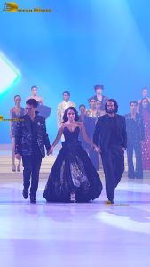 Karan Johar and Kiara Advani at the launch of a new Mercedes model