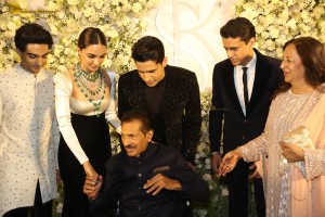 celebrities at the wedding reception of Kiara Advani and sidharth malhotra