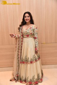 Telugu Actress Komalee Prasad in a Salwar Kameez Dress