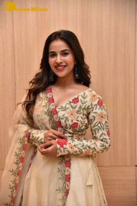 Telugu Actress Komalee Prasad in a Salwar Kameez Dress