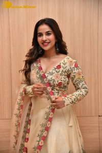 Telugu Actress Komalee Prasad in a Salwar Kameez Dress