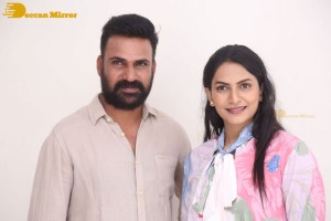 Kondaveedu movie press meet attended by Actress Swetha Varma