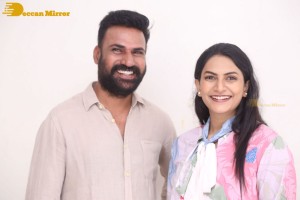 Kondaveedu movie press meet attended by Actress Swetha Varma