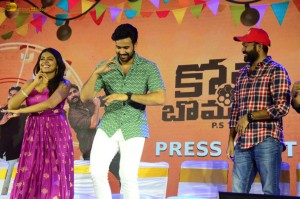 Kotabommali P.S Press Meet attended by Rahul Vijay, Shivani Rajashekar, and Srikanth