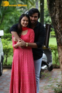 Telugu movie Kotha Kothaga success meet attended by Ajay Aman and Virti Vaghani