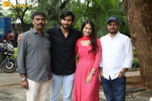 Telugu movie Kotha Kothaga success meet attended by Ajay Aman and Virti Vaghani