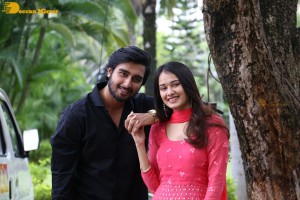 Telugu movie Kotha Kothaga success meet attended by Ajay Aman and Virti Vaghani