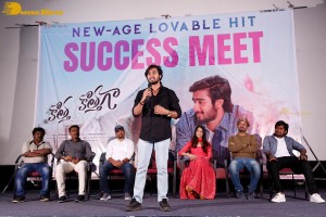 Telugu movie Kotha Kothaga success meet attended by Ajay Aman and Virti Vaghani