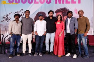 Telugu movie Kotha Kothaga success meet attended by Ajay Aman and Virti Vaghani