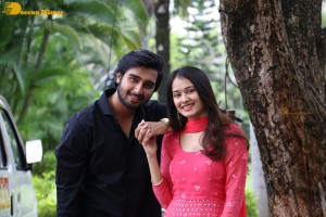 Telugu movie Kotha Kothaga success meet attended by Ajay Aman and Virti Vaghani