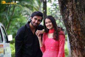 Telugu movie Kotha Kothaga success meet attended by Ajay Aman and Virti Vaghani