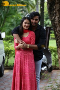 Telugu movie Kotha Kothaga success meet attended by Ajay Aman and Virti Vaghani