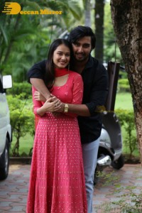 Telugu movie Kotha Kothaga success meet attended by Ajay Aman and Virti Vaghani