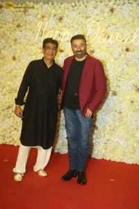 Krishan Kumar’s Diwali Party attended by Sunny Deol, Manushi Chhillar, Shriya Saran, Saiee Manjrekar, and others