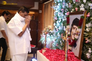 Superstar Krishna's Chinna Karma ceremony attended by Mahesh Babu and family