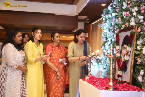Superstar Krishna's Chinna Karma ceremony attended by Mahesh Babu and family