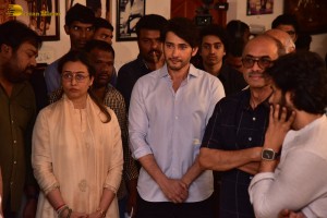 Family and Friends from Cinema and Politics mourned the loss of Superstar Krishna