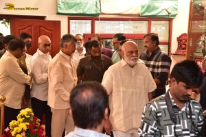 Family and Friends from Cinema and Politics mourned the loss of Superstar Krishna