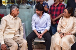 Family and Friends from Cinema and Politics mourned the loss of Superstar Krishna