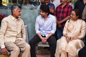 Family and Friends from Cinema and Politics mourned the loss of Superstar Krishna