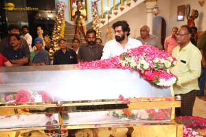 Family and Friends from Cinema and Politics mourned the loss of Superstar Krishna