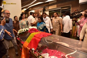 Family and Friends mourn Superstar Krishna - Day 2