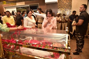 Family and Friends mourn Superstar Krishna - Day 2