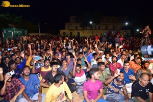 Naga Shaurya and Shirley Setia promote the film Krishna Vrinda Vihari at S V Defence Academy in Tirupati