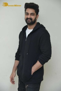 Naga Shaurya and Shirley Setia attend the teaser launch of the film Krishna Vrinda Vihari