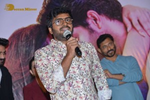 Naga Shaurya and Shirley Setia attend the teaser launch of the film Krishna Vrinda Vihari