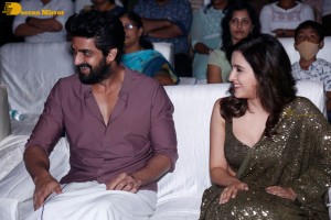 Krishna Vrinda Vihari pre-release attended by Naga Shaurya and Shirley Setia