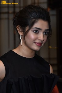 Krithi Shetty in a black dress