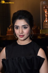 Krithi Shetty in a black dress