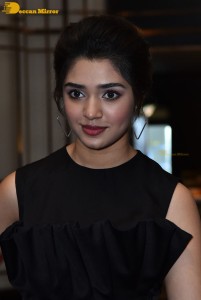 Krithi Shetty in a black dress