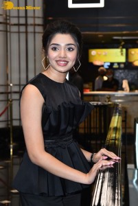 Krithi Shetty in a black dress