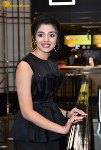 Krithi Shetty in a black dress