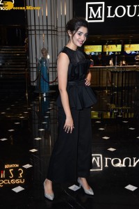 Krithi Shetty in a black dress