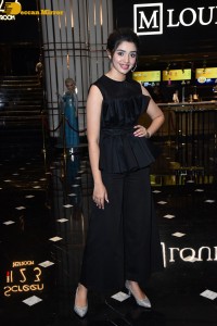 Krithi Shetty in a black dress