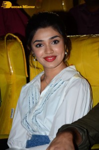 Actress Krithi Shetty attends a movie event